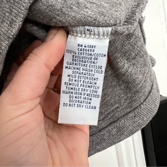 Vintage Polo Ralph Lauren Grey 1/4 Zip Quarter Sweater Size L - Picture 7 of 7